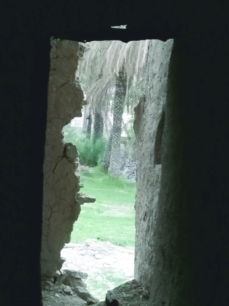 من داخل أحد المنازل القديمة بالحارة