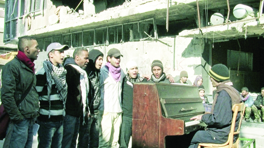 لقطة من فليم "فلسطيننا الصغيرة، مذكرات حصار"