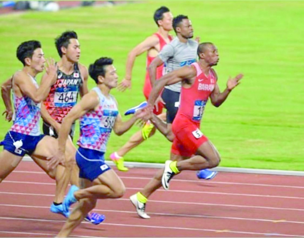 خلال مسابقات العدو