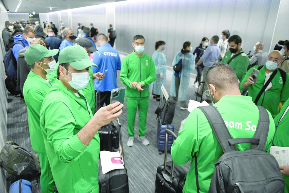 بعثة المملكة المشاركة في الاولمبياد