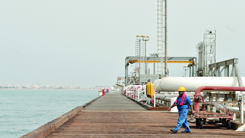 Kharg Island Oil Terminal in Iran