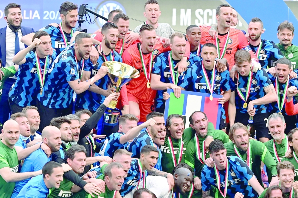 انتر ميلان بطل الدوري 