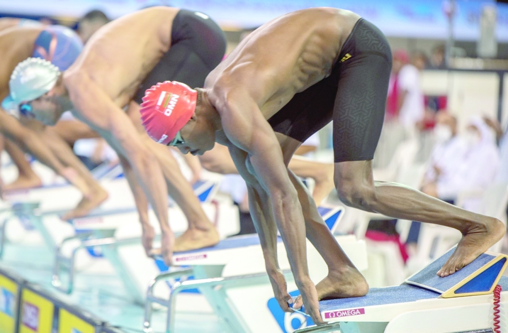 من مشاركة سباحو منتخبنا في البطولة