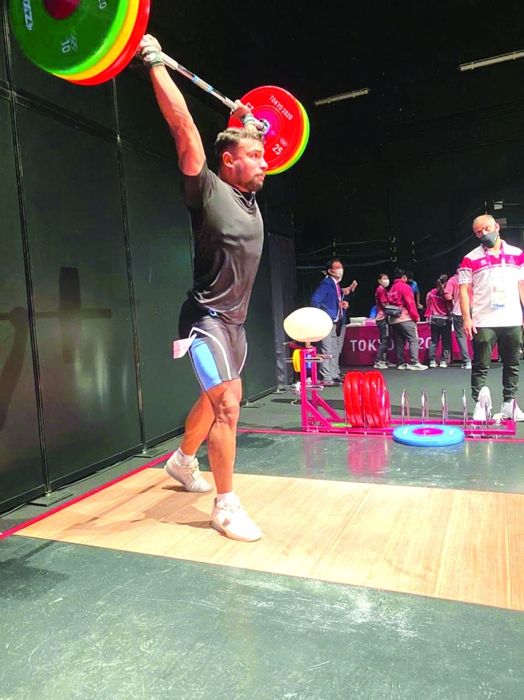 من مشاركة الرباع عامر الخنجري في أولمبياد طوكيو