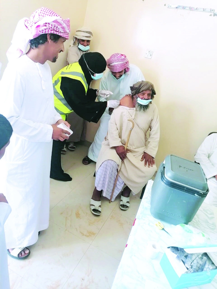  تحصين الأهالي بمنطقة الطحايم