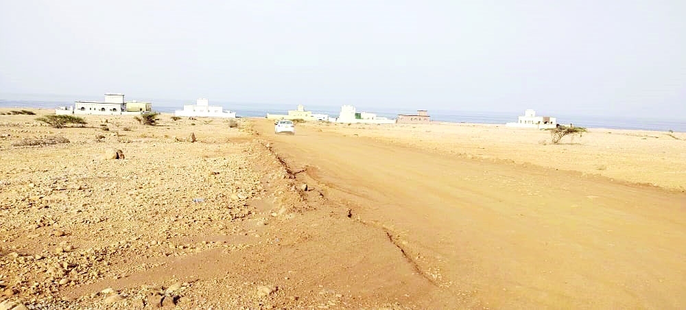 الطرق الداخلية الترابية بمخطط قلهات 5-2.