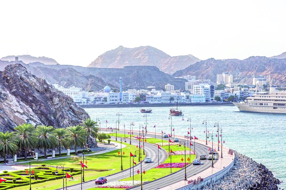 منظر عام لولاية مطرح بمسقط