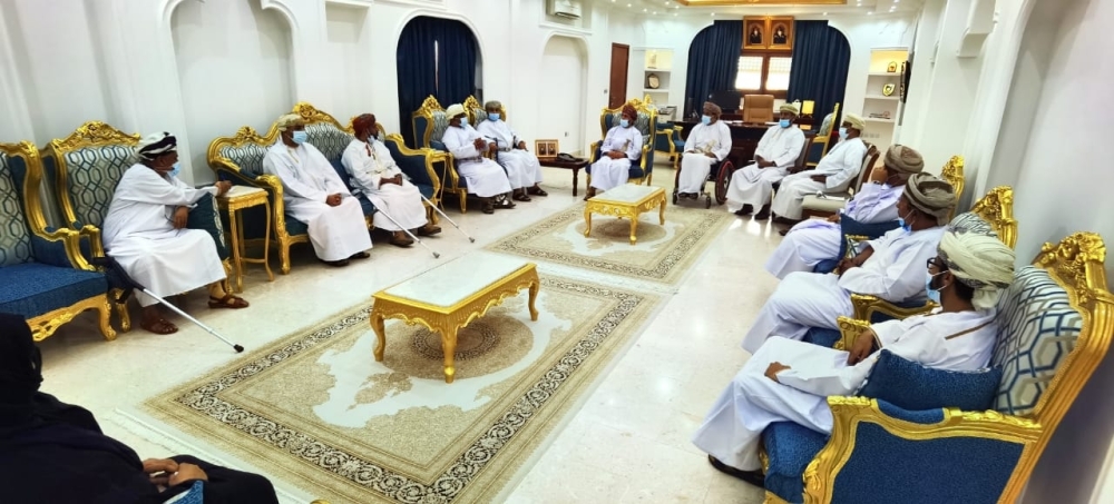 الجمعية أثناء لقائها مع بسعادة والي طاقة