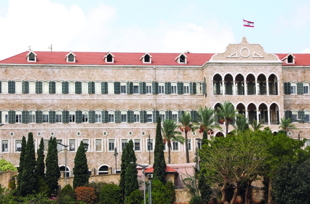  تم امس في القصر الحكومي في بيروت الاعلان عن تشكيل الحكومة اللبنانية الجديدة. رويترز 