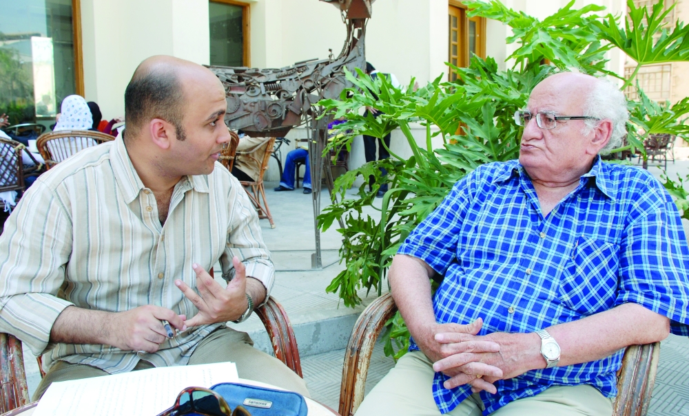 مع خيري شلبي 2010