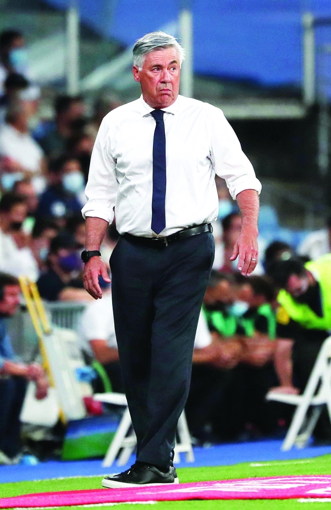 كارلو أنشيلوتي  ( رويترز ) 