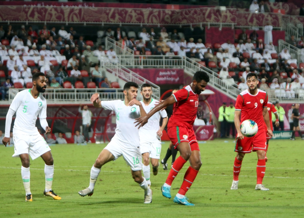 من لقاءات المنتخب الوطني في دورة كأس الخليج الأخيرة