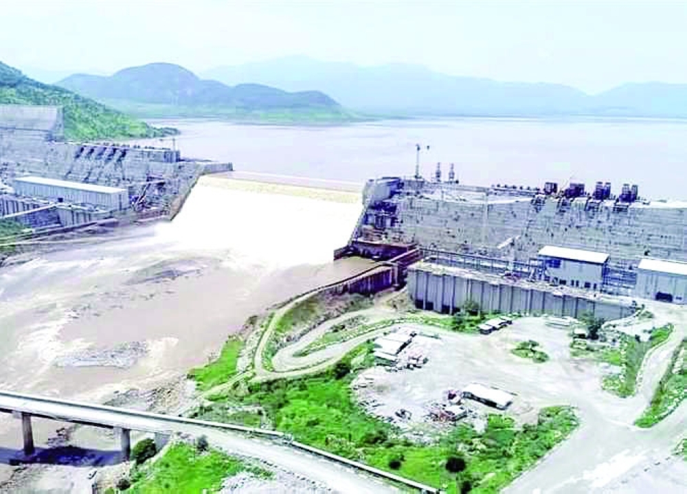 منظر عام لسد النهضة