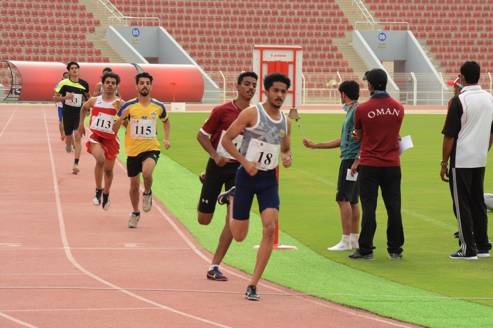 من البطولة الجامعية الماضية لألعاب القوى