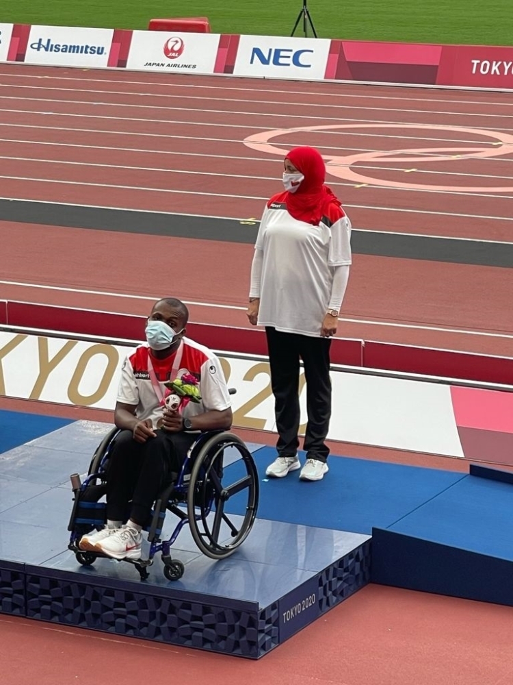 تتويج المشايخي بالميدالية البرونزية بالألعاب البارالمبية