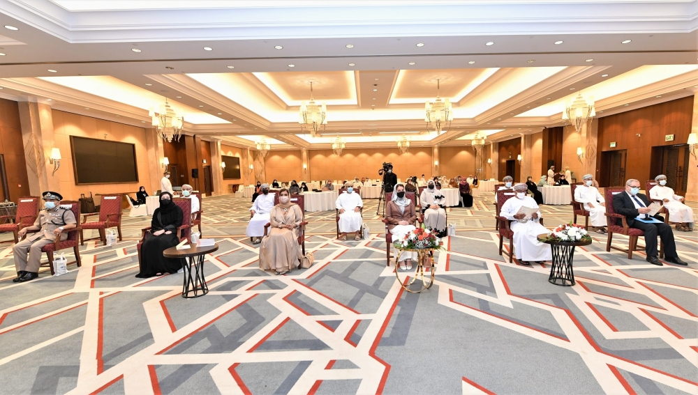 منى آل سعيد خلال رعايتها احتفال وزارة الصحة باليوم العالمي لسلامة المرضى