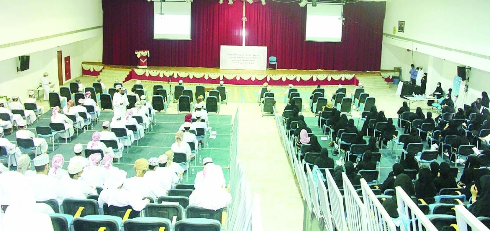 جانب من الطلبة