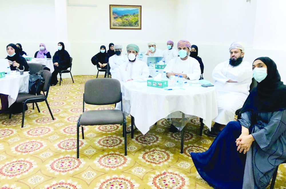 المشاركون في الحلقات التدريبية
