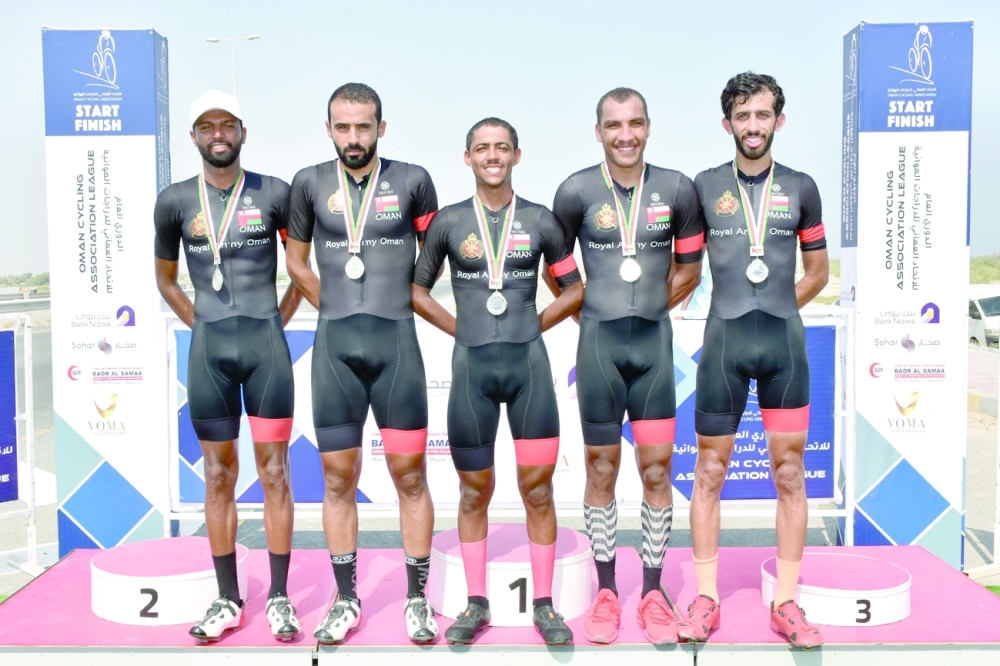 فريق الجيش السلطاني العماني بالمركز الثاني