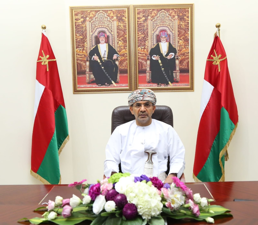 وزير الثروة الزراعية خلال المشاركة عن بعد