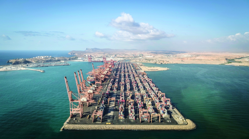 صورة ارشيفية لميناء صلالة