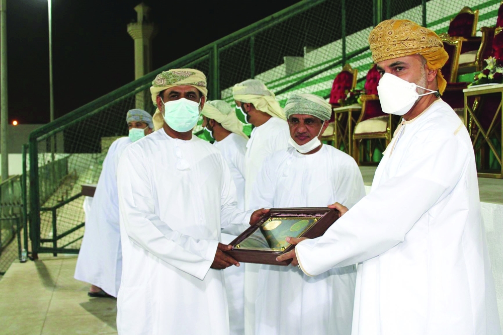 جانب من التكريم 