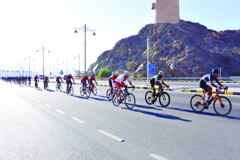 من منافسات بطولة الدراجات