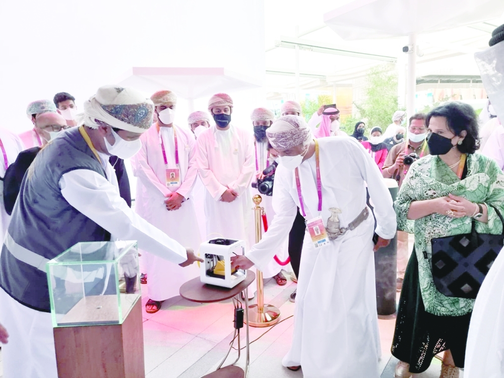 فعالية افتتاح جناح السلطنة بإكسبو 2020 دبي.   