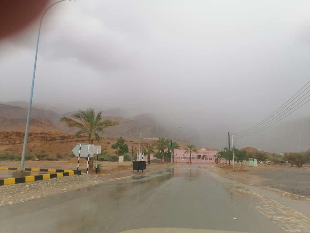  سحب كثيفة على سماء ولاية وادي بني خالد
