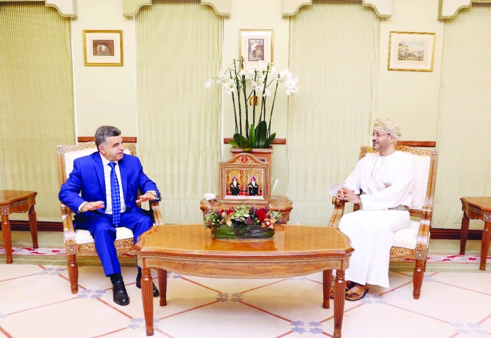 خلال توديع سفير الجزائر 