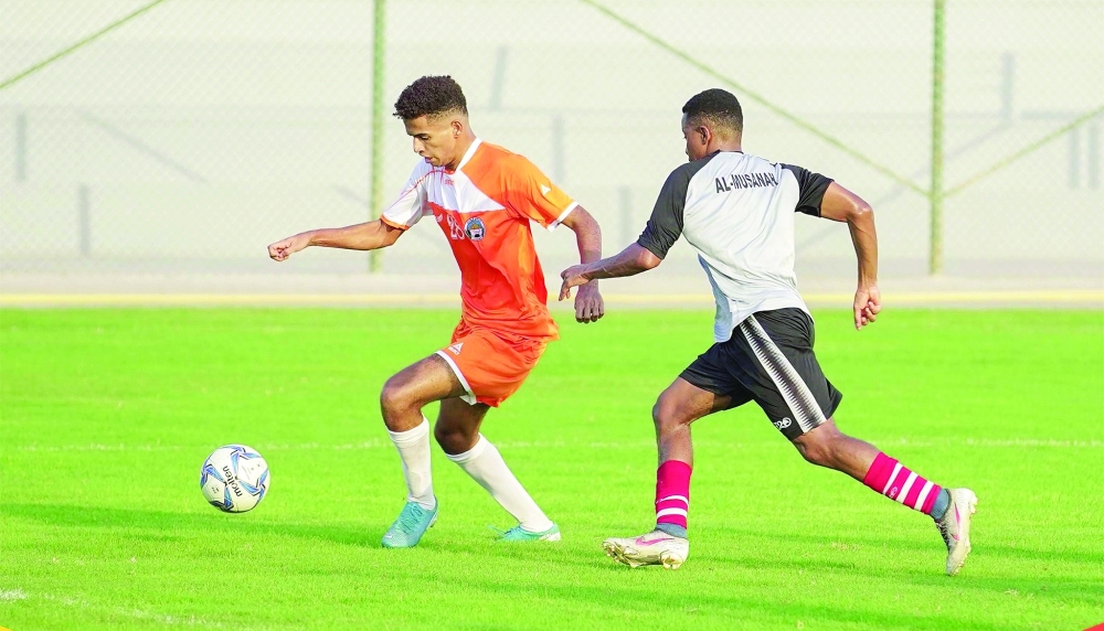 من المباريات الودية بين ناديي قريات والمصنعة