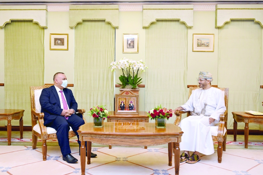  وخلال استقبال سفير العراق 