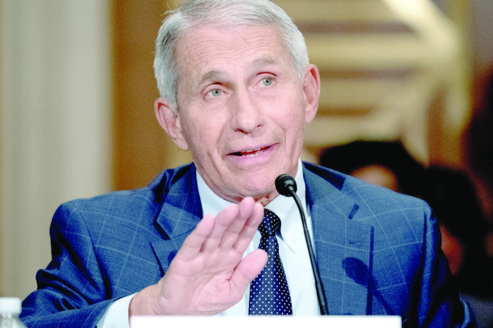 الدكتور أنتوني فاوتشي، كبير المستشارين الطبيين بالبيت الأبيض.       رويترز 