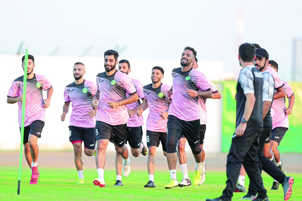 من تدريبات فريق النهضة