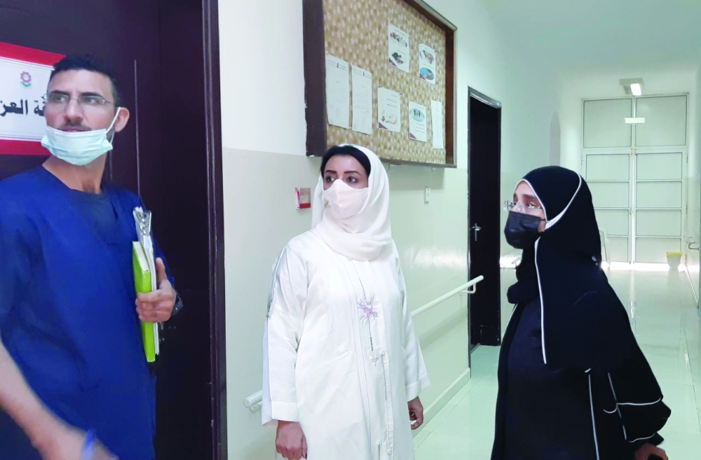 خلال الاطلاع على سير العمل بالجمعية