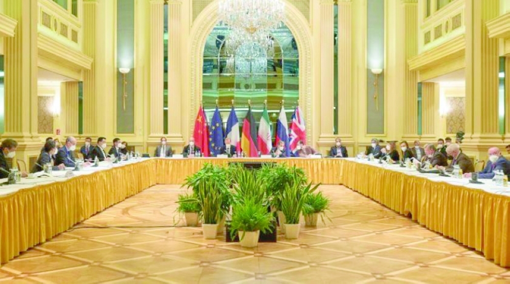 جولة سابقة من محادثات الإتفاق النووي بفيينا.