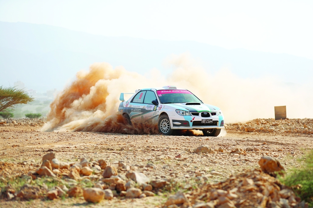 فيصل الراشدي في مراحل السباق