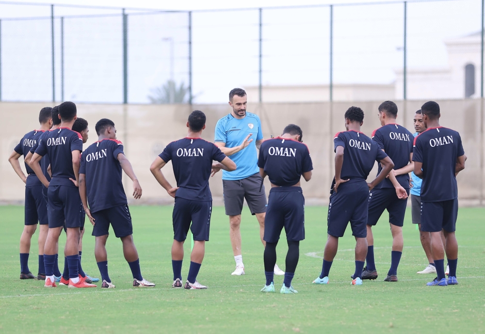 من تدريبات المنتخب الأولمبي