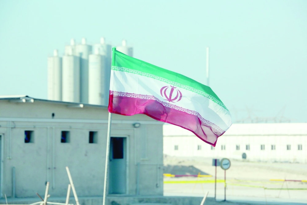 جانب من مفاعل بوشهر النووي الايراني. 