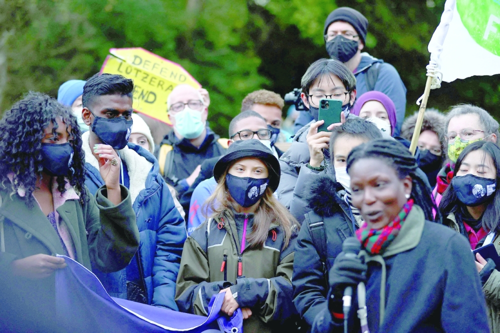 مظاهرات احتجاجية في غلاسكو