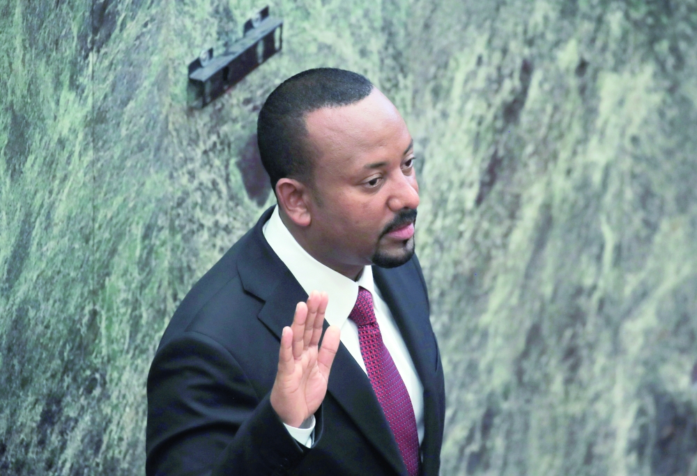 رئيس الوزراء الإثيوبي آبي أحمد يتعهد بالنصر في الحرب ضد جبهة تيجراي  .رويترز