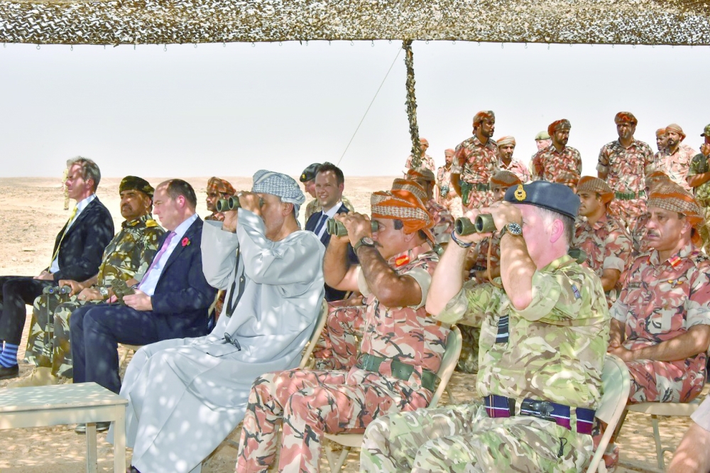 خلال متابعة بيان التمرين العملي خنجر عمان