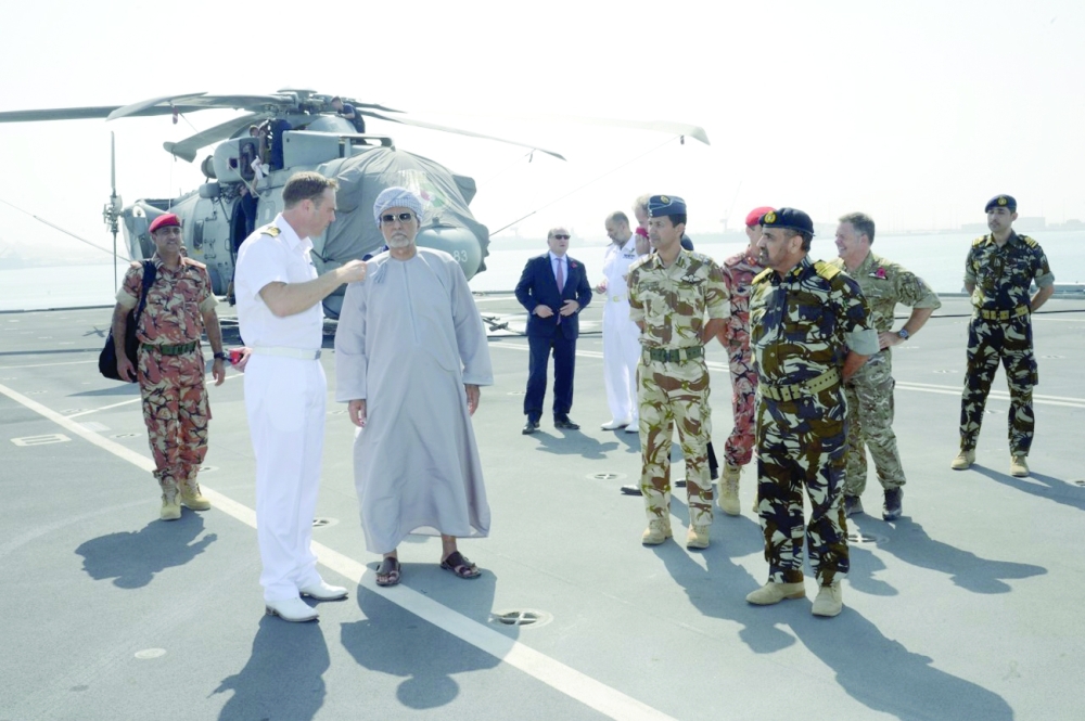 حلال متابعة مجريات أحداث التمرين