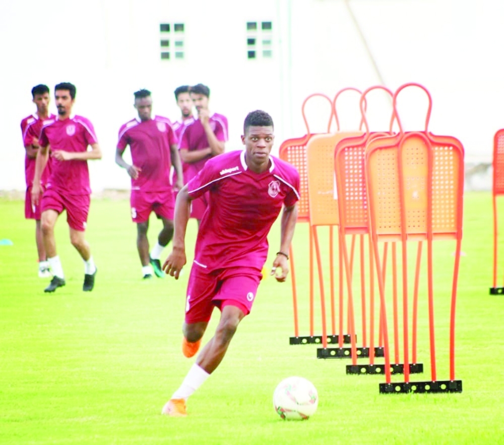 جانب من تدريبات نادي الاتحاد