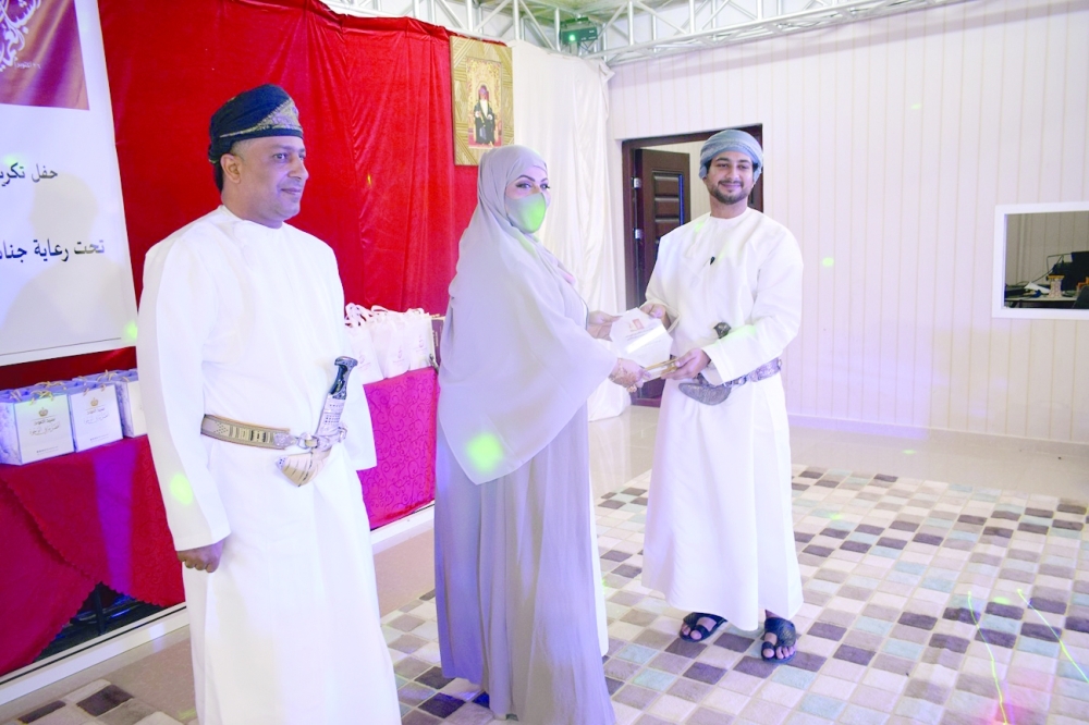 من حفل التكريم بوادي بني خالد  