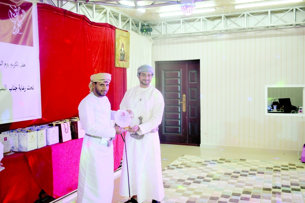  من التكريم في الاحتفالية  