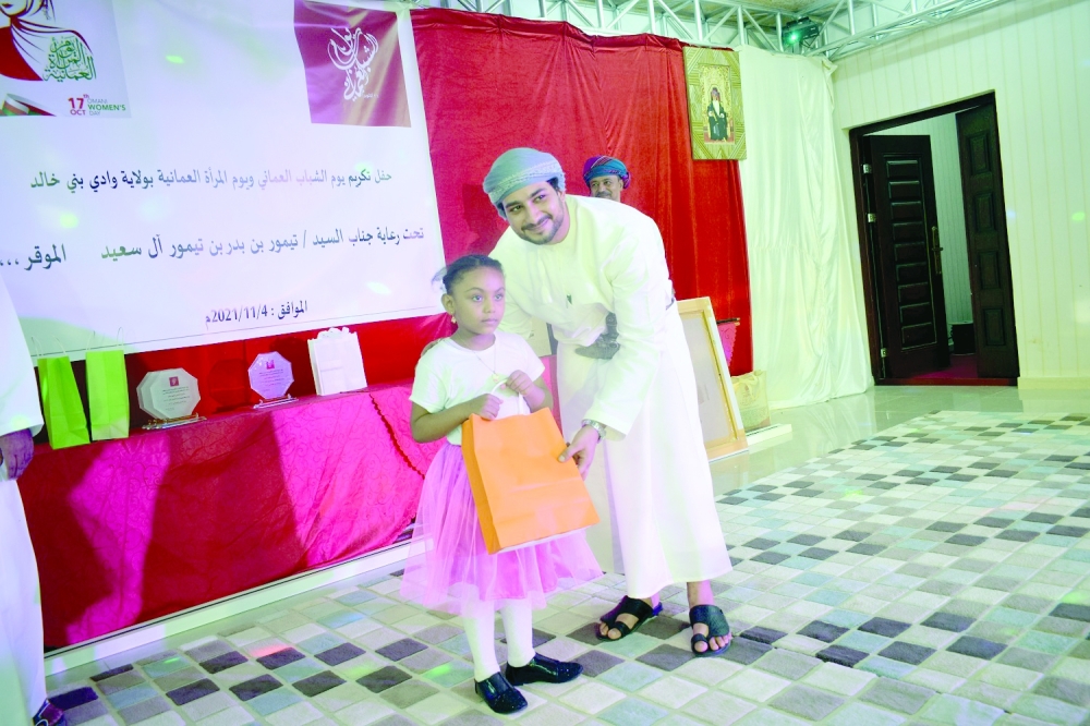 من حفل التكريم بوادي بني خالد  