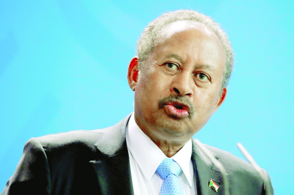 رئيس وزراء السودان المخلوع عبد الله حمدوك