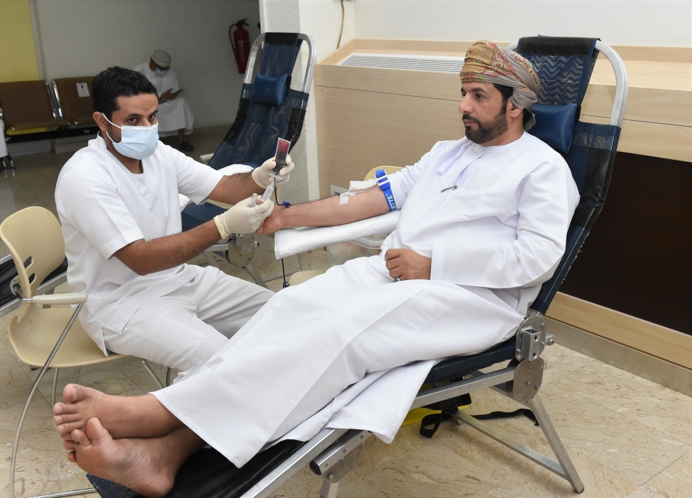 من حملة التبرع بالدم