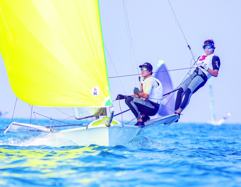 من منافسات اليوم الأخير من البطولة الآسيوية الأولمبية